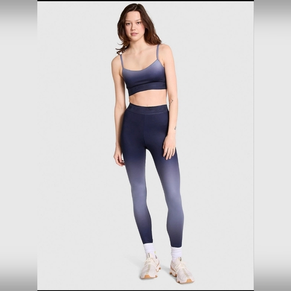 PINK Victoria's Secret Ultimate High Waist Leggings Midnight Navy Ombre Large - Picture 11 of 16